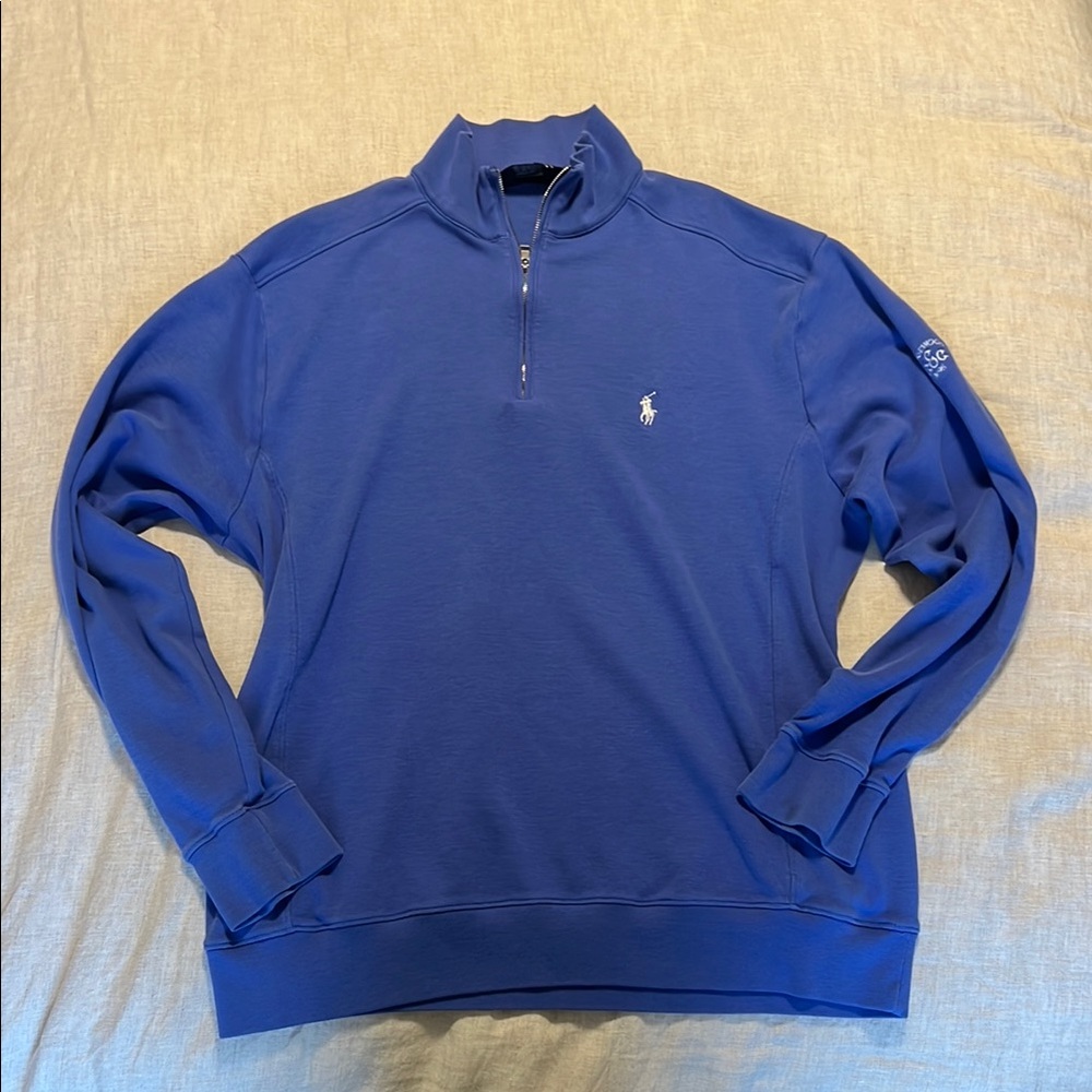 Polo Ralph Lauren Blue Quarter-Zip Pullover